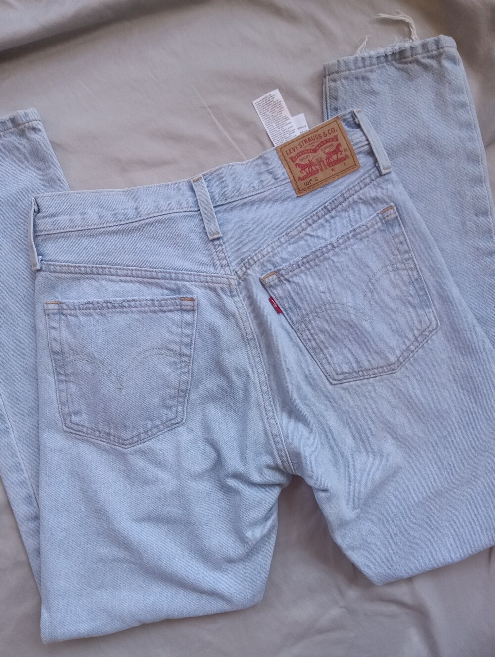 Levi's Light Vintage Wash 501 Skinny Jeans